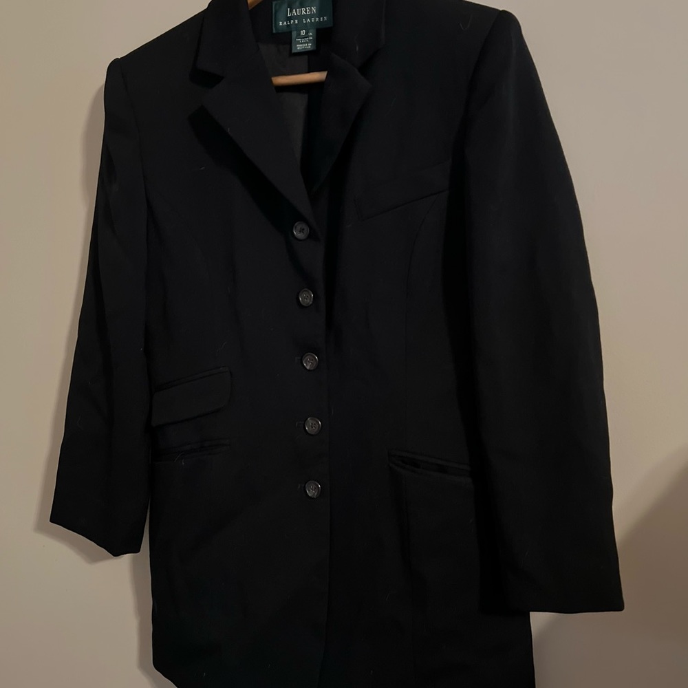 Lauren Ralph Lauren Women’s Black  Blazer Size 10 EUC